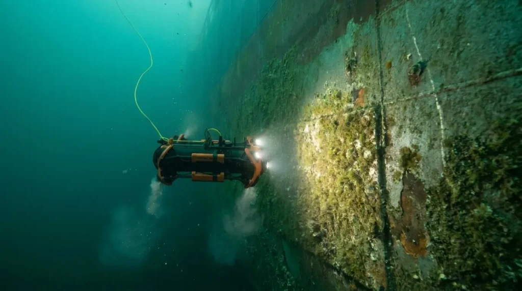 ROV_inspecting Underwater inspection